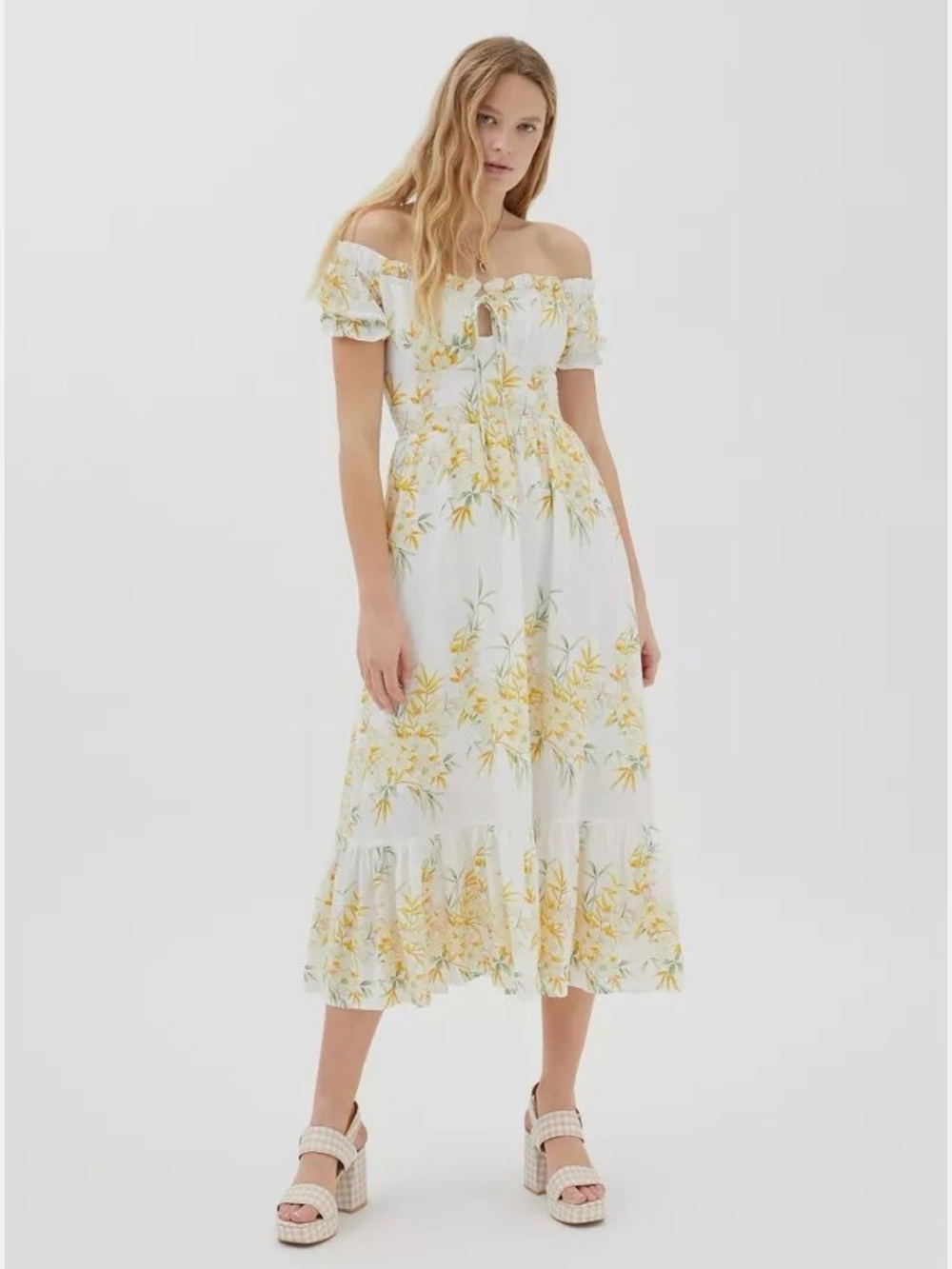 NWOT KISS THE SKY VERSAILLE FLORAL MAXI DRESS // SIZE SMALL 🌼